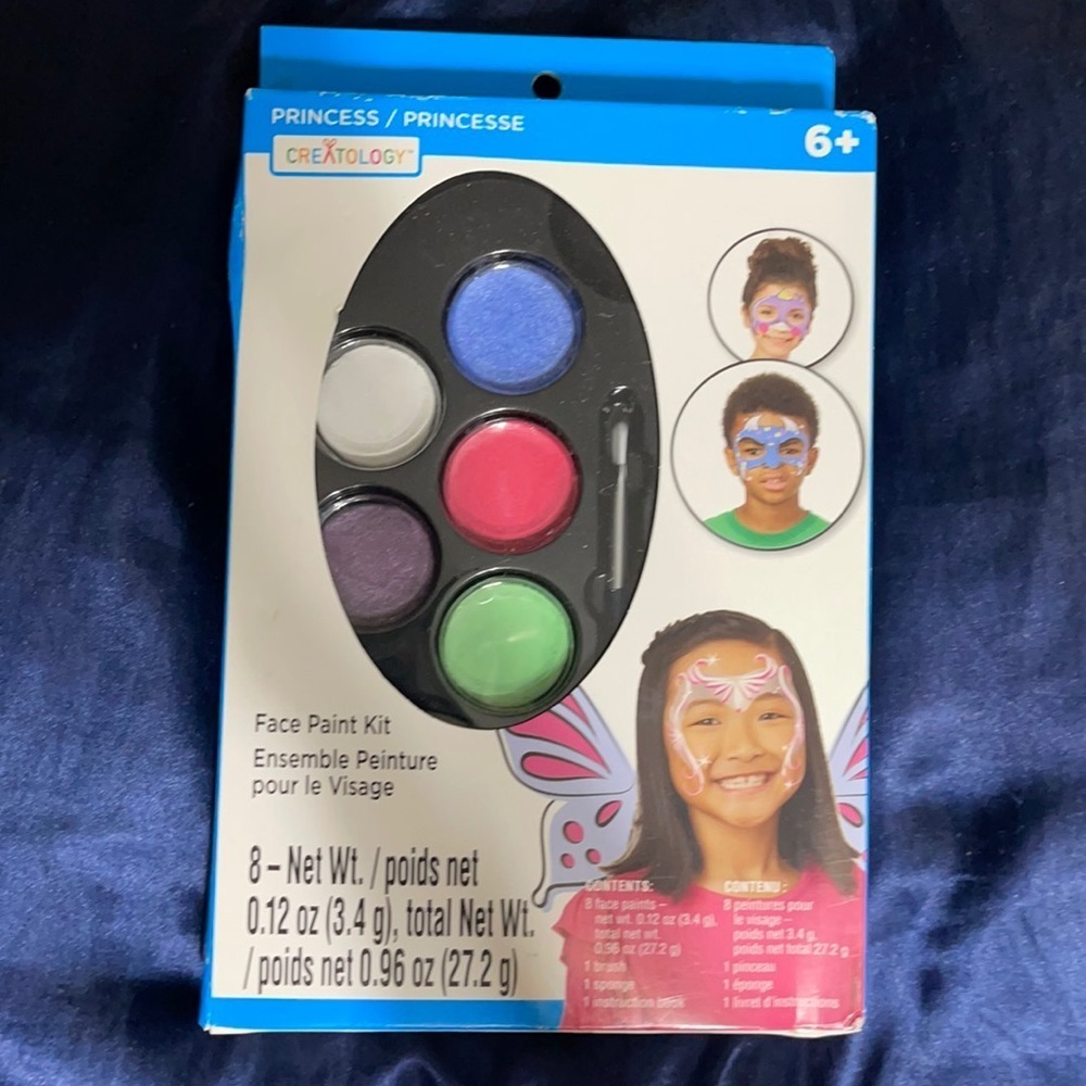 New Princess face paint kit